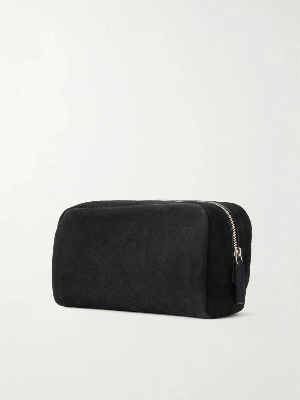 Back view of The Row Astra Suede Pouch