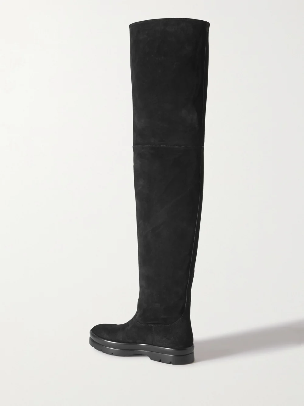 Back view of The Row Billie Suede Over-the-knee Boots