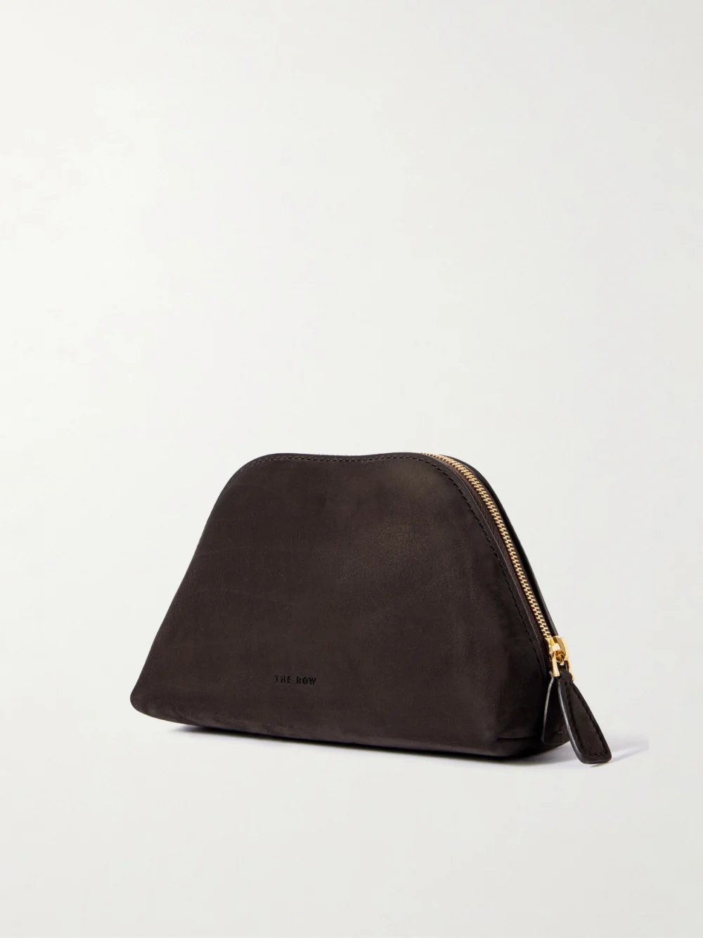 Back view of The Row Devon Mini Nubuck Pouch