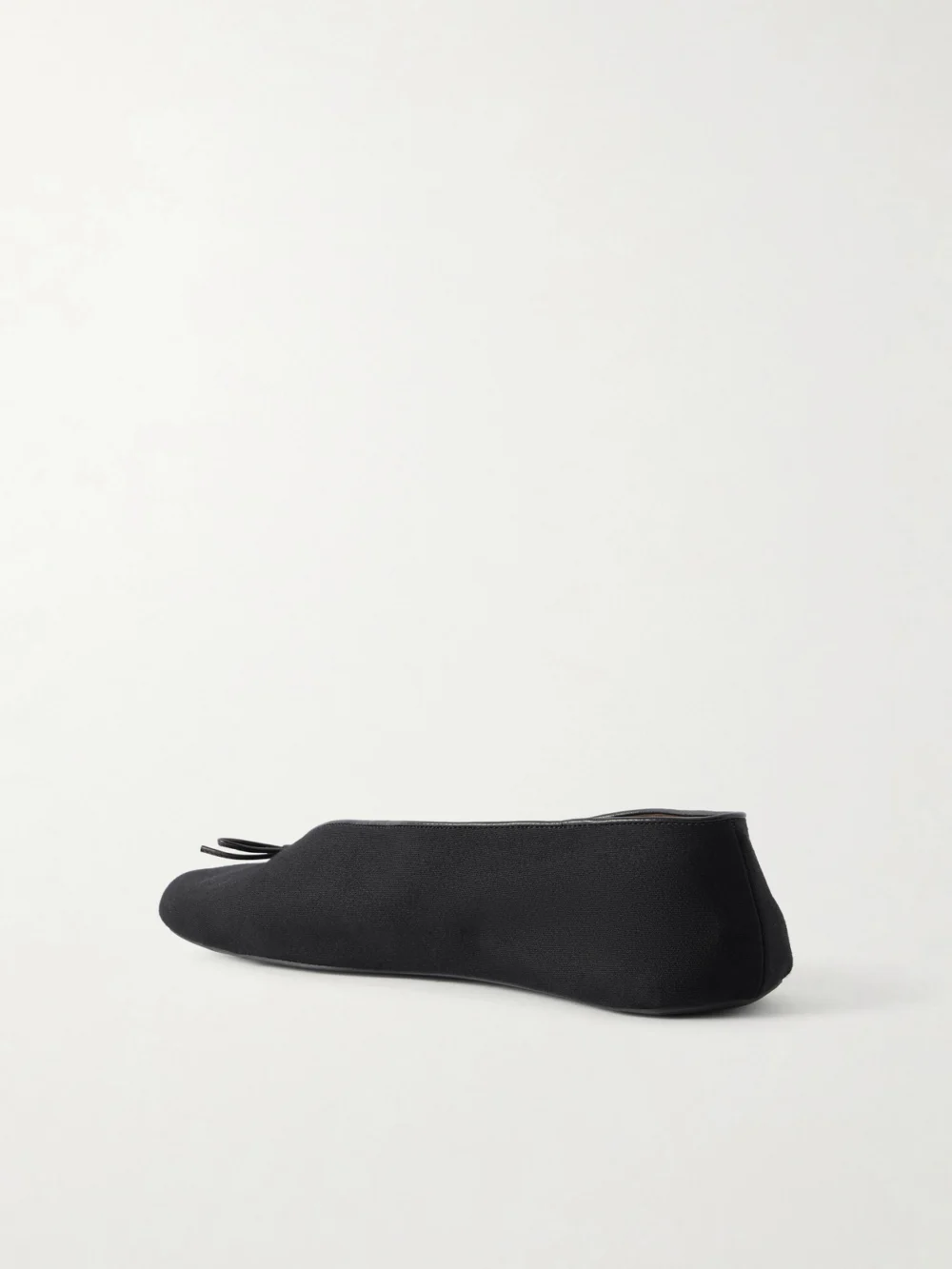 Back view of The Row Fay Wool Ballet Flats