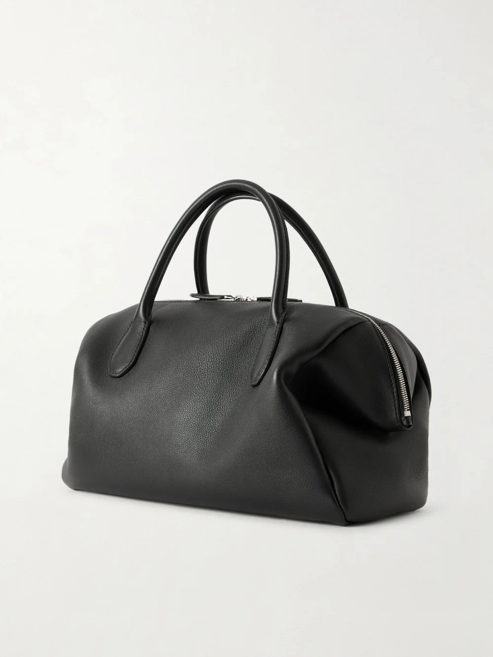 Back view of The Row Faye Textured-leather Tote