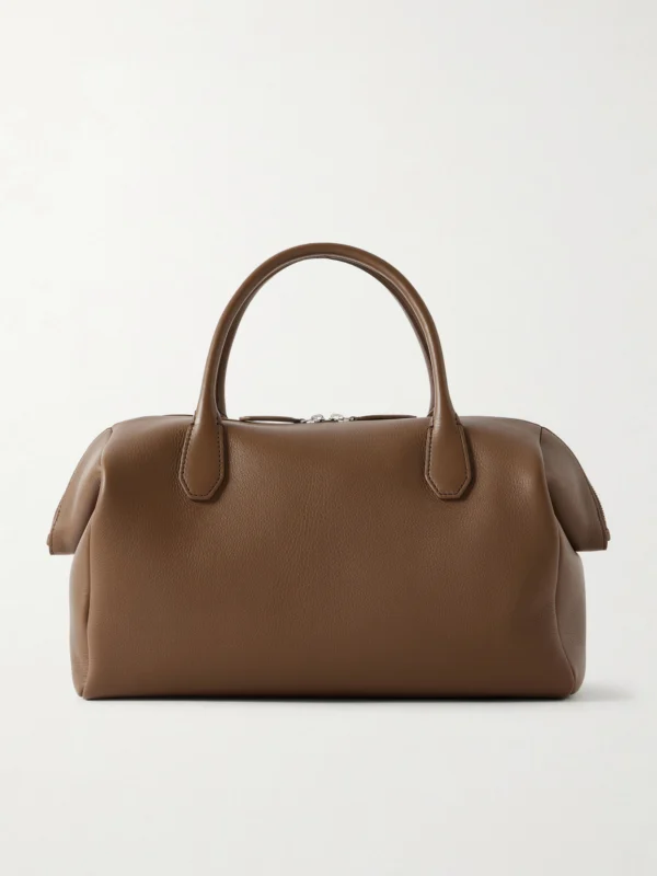 The Row Faye Textured-leather Tote