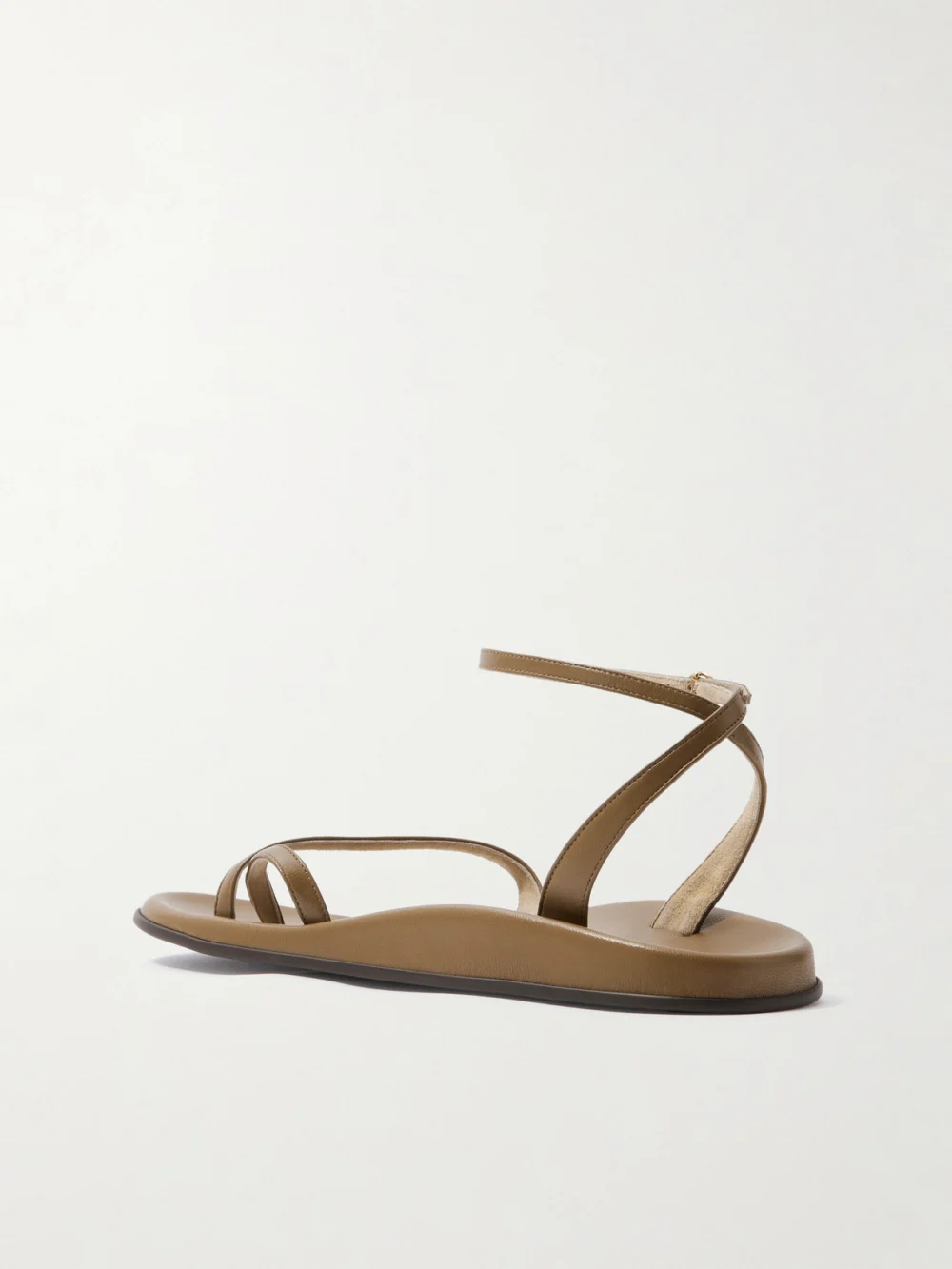 Back view of The Row Hugh Leather Sandals