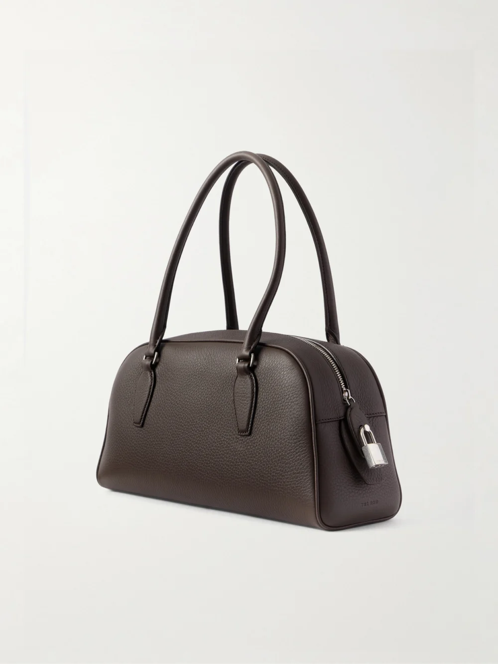 Back view of The Row India Small Full-grain Leather Tote