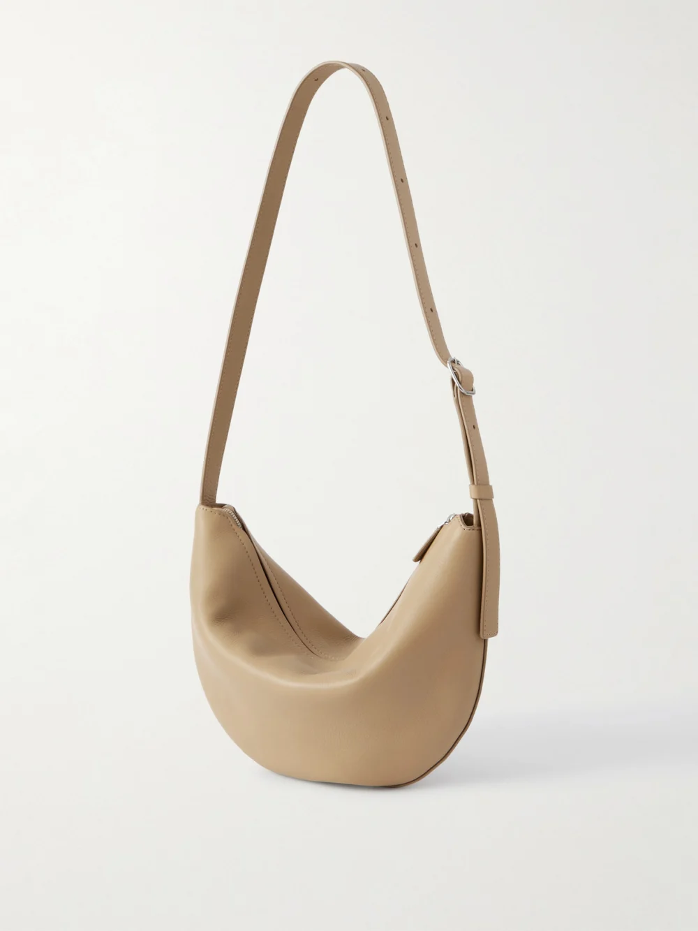 Back view of The Row Jouvette Leather Shoulder Bag