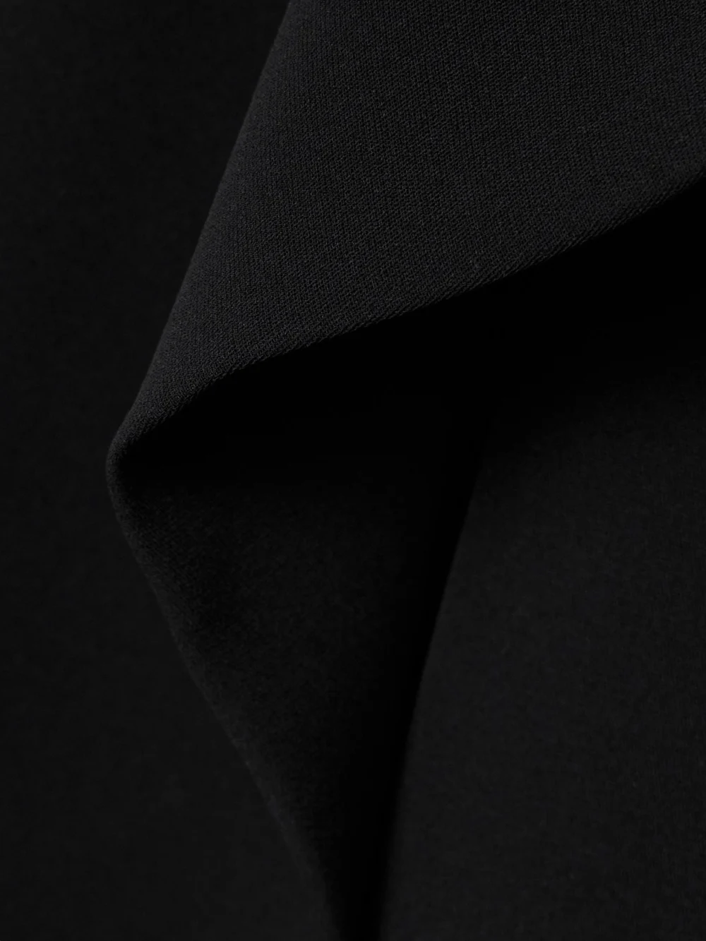 Close-up detail of The Row Lea Draped Silk-crepe Blouse