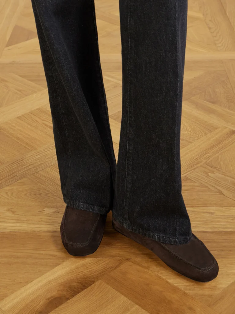The Row Leo Shearling-lined Suede Loafers
