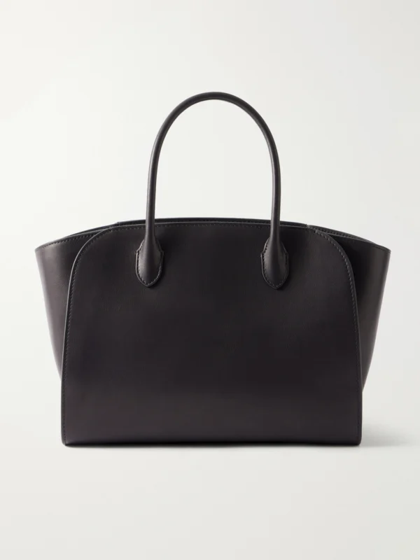 The Row Marlo 12 Textured-leather Tote