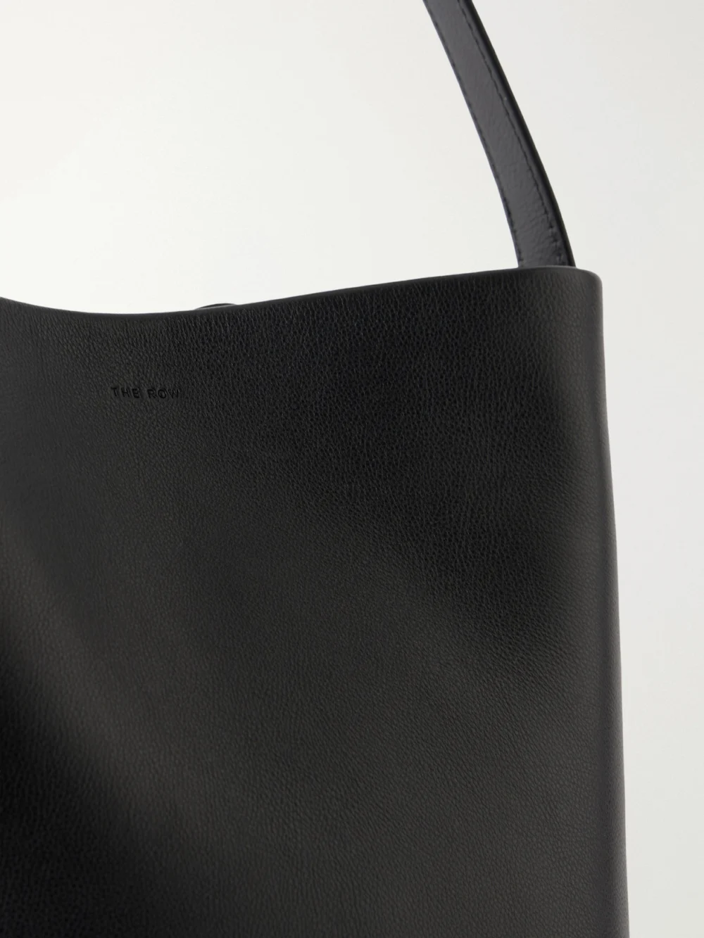 Close-up detail of The Row N/s Park Medium Textured-leather Tote