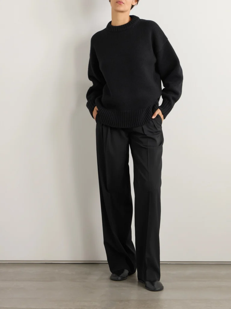 The Row Ophelia Wool and Cashmere-blend Sweater