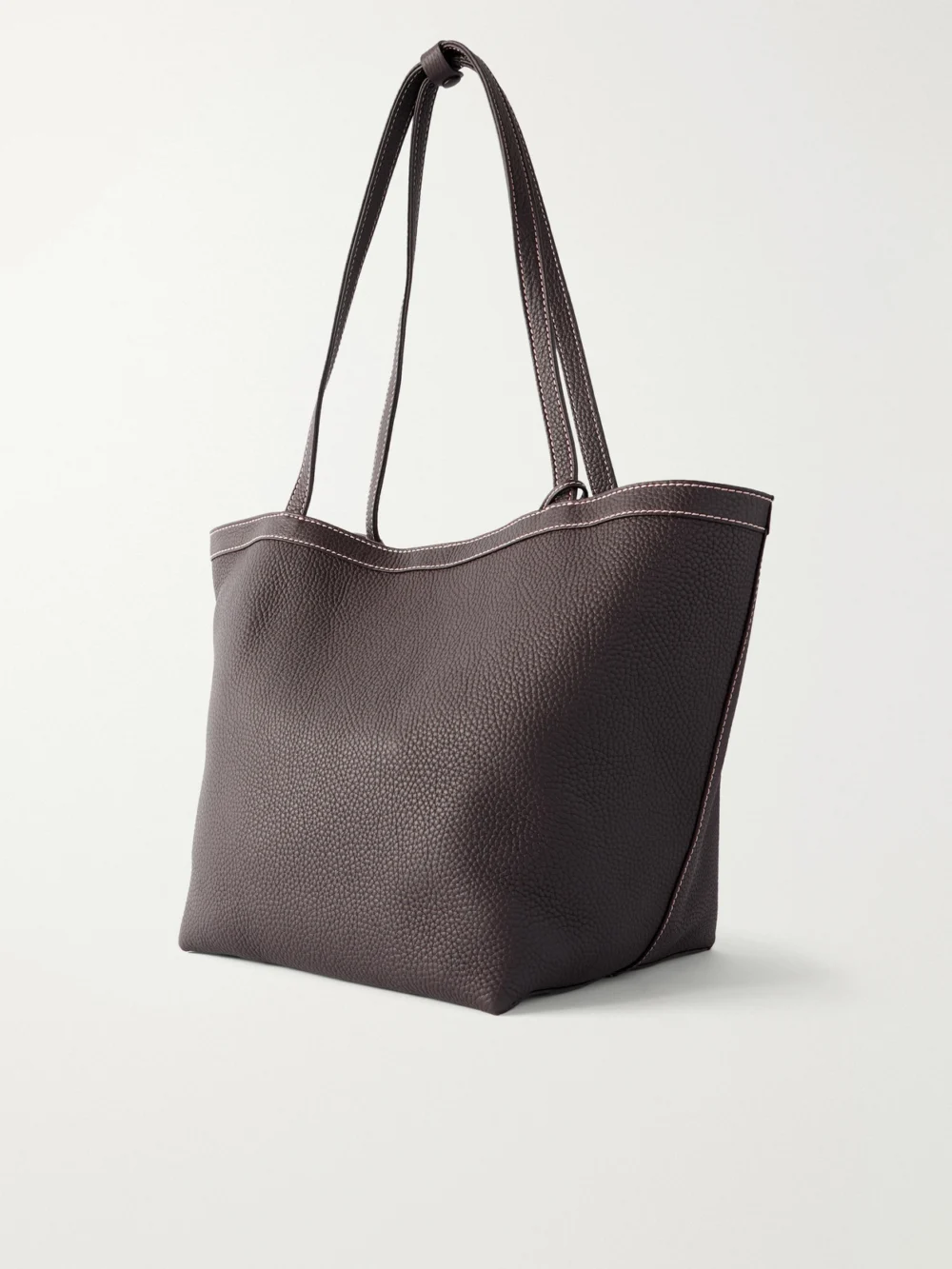 Back view of The Row Park Small Textured-leather Tote
