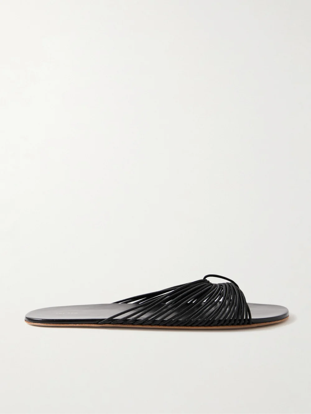 The Row Sara Stretch Slides in black