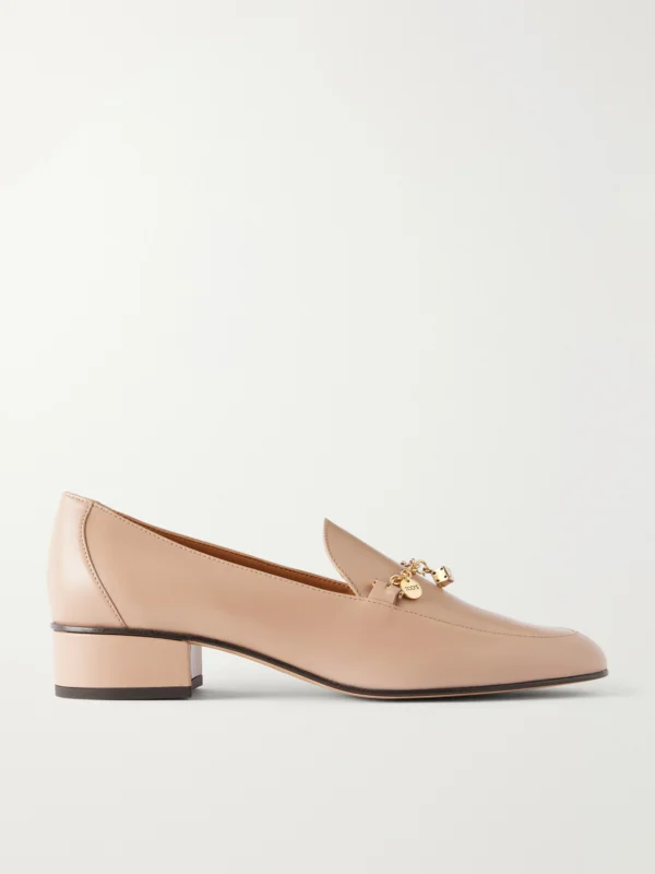 Tod's 23 Embellished Cuoio-leather Loafers
