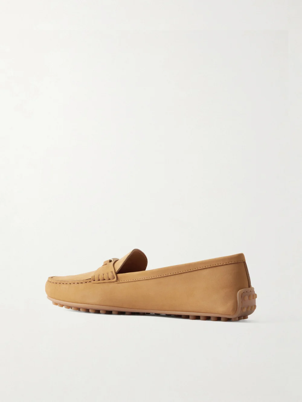 Back view of the Tod's Gomma 10l Suede Loafers
