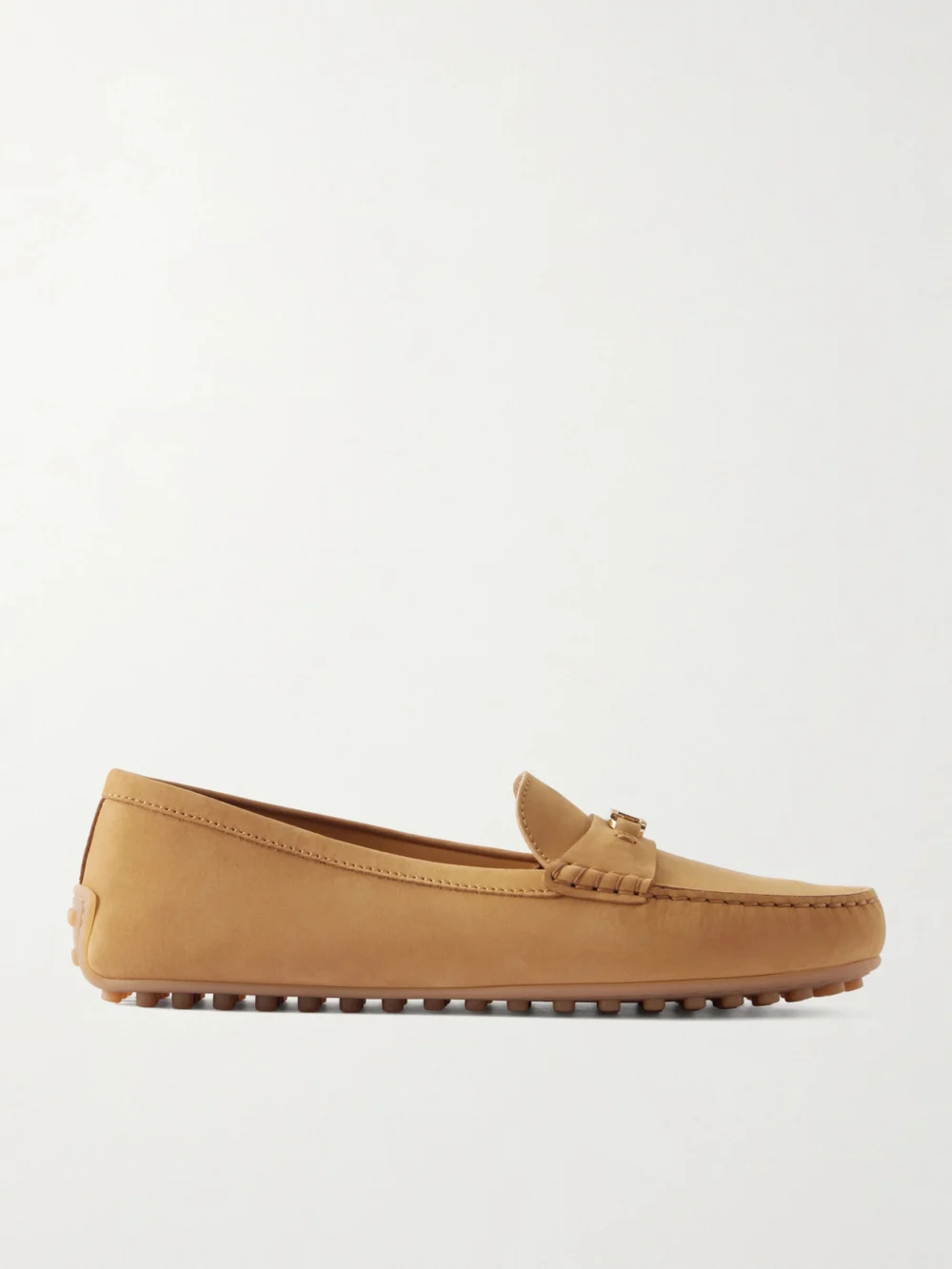 Tod's Gomma 10l Suede Loafers in tan