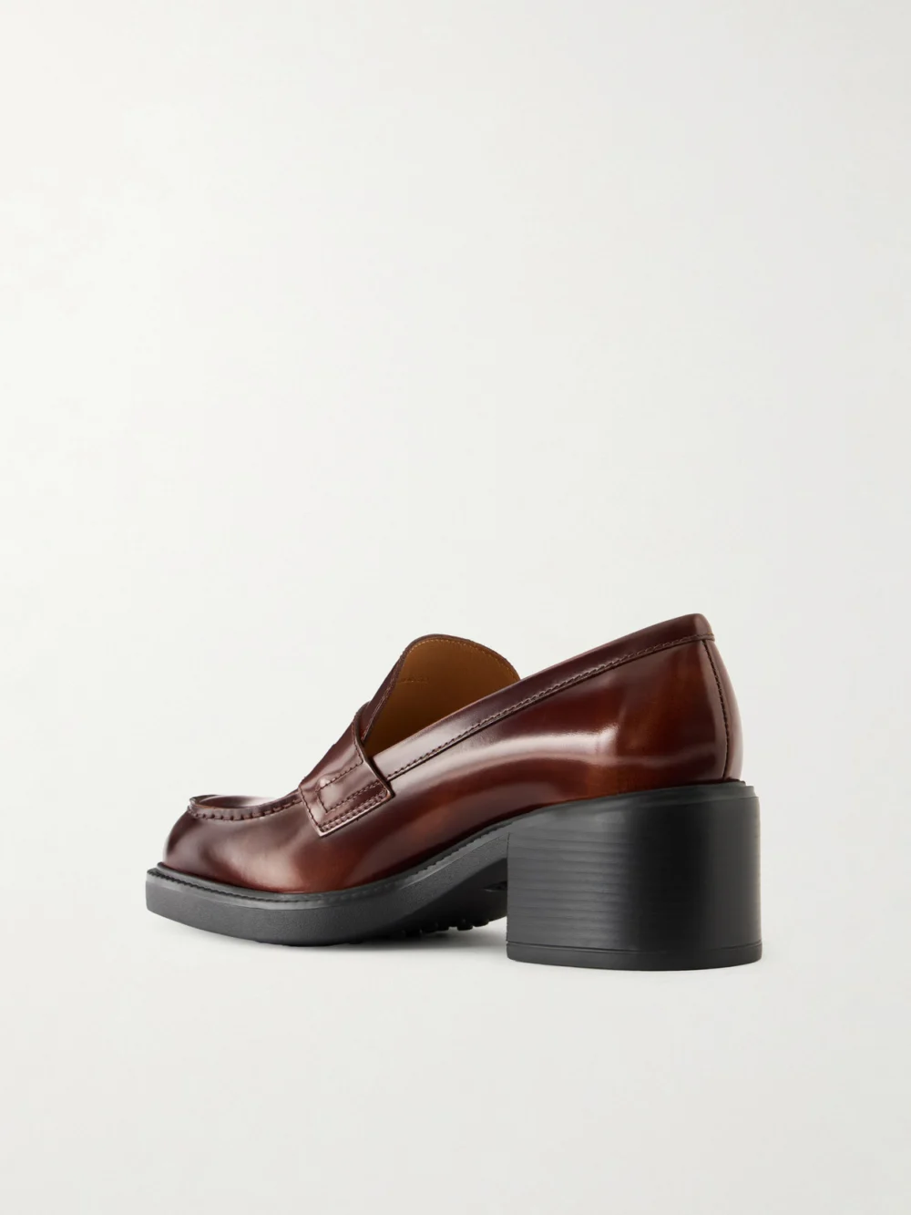 Back view of the Tod's Gomma 60 Leather Loafers