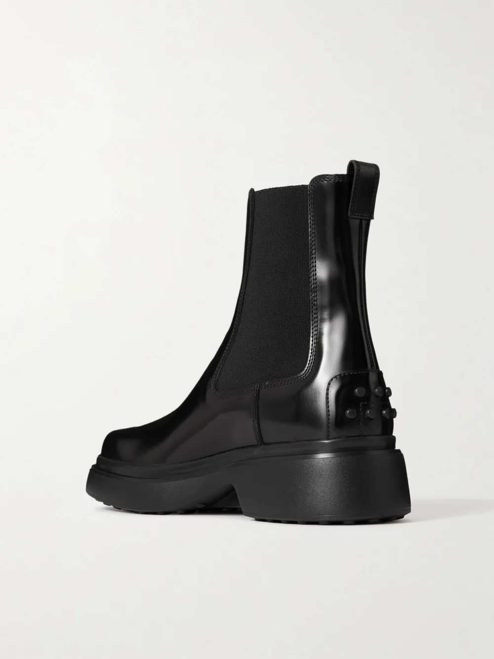 Back view of the Tod's Gomma Leather Chelsea Boots
