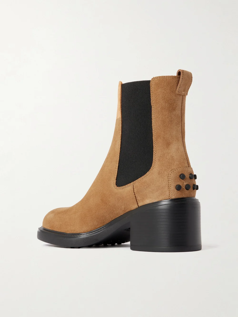 Back view of the Tod's Gomma T60 Suede Chelsea Boots