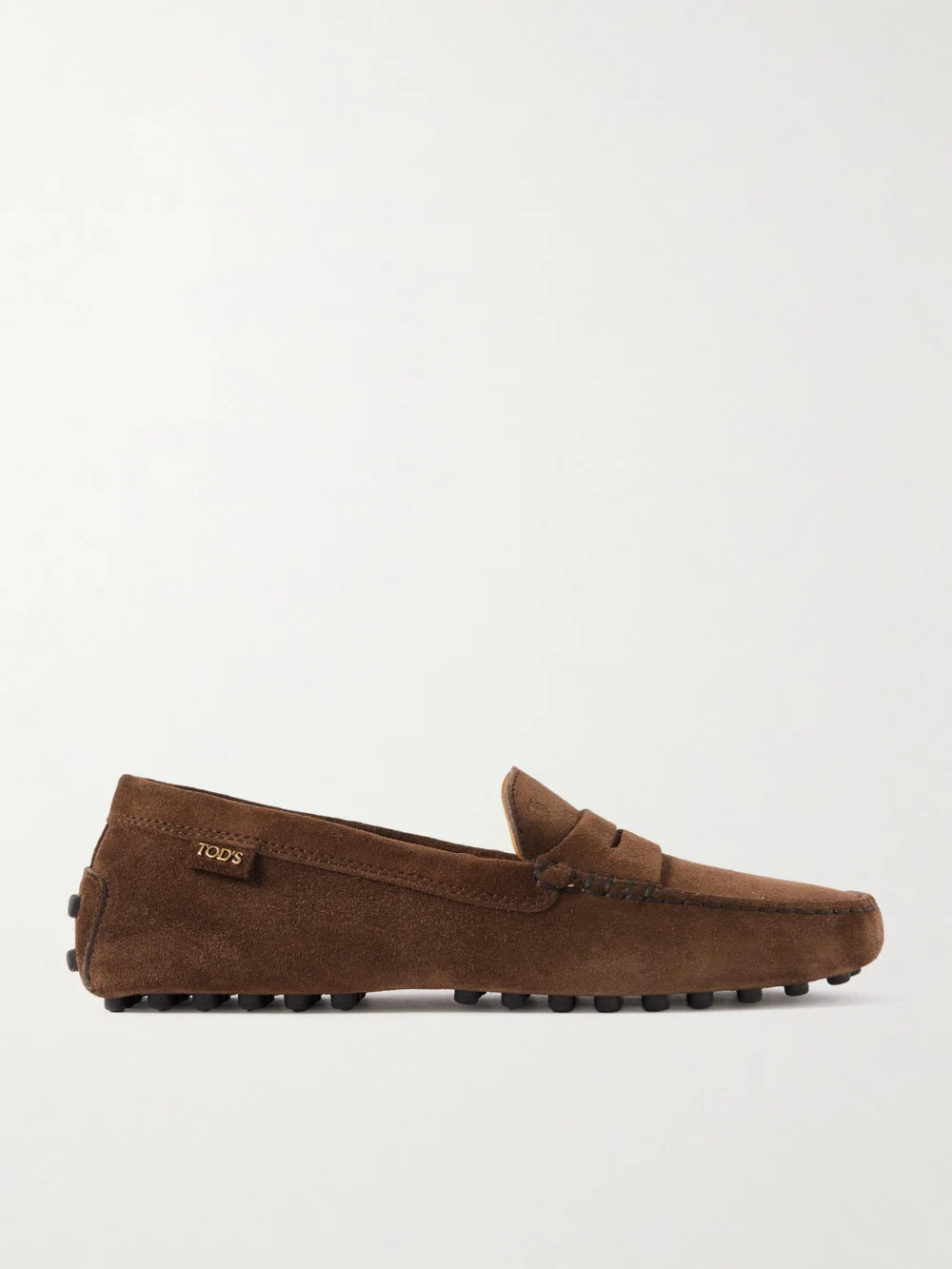Tod's Gommino Suede Loafers in dark brown