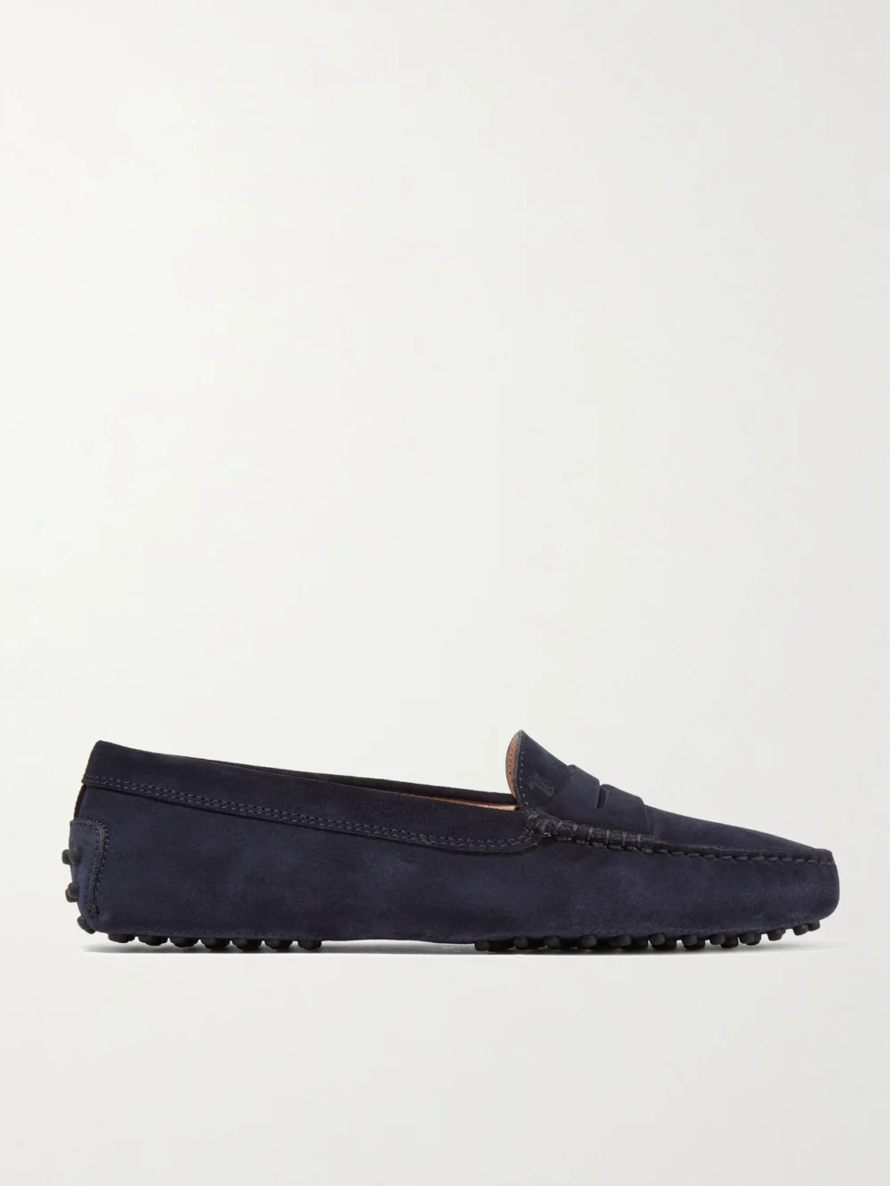 Tod's Gommino Suede Loafers in navy