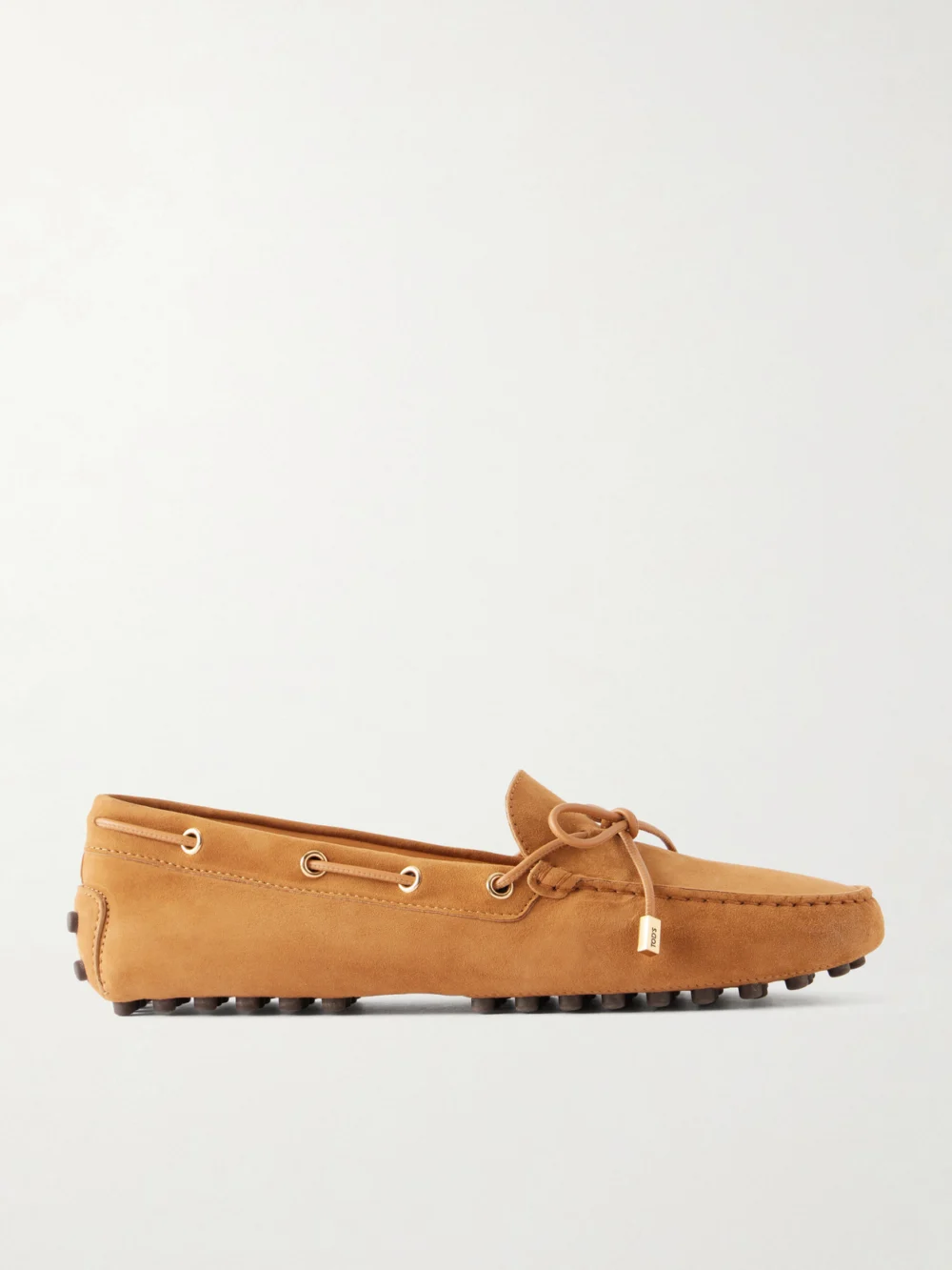 Tod's Gommino Suede Loafers in tan