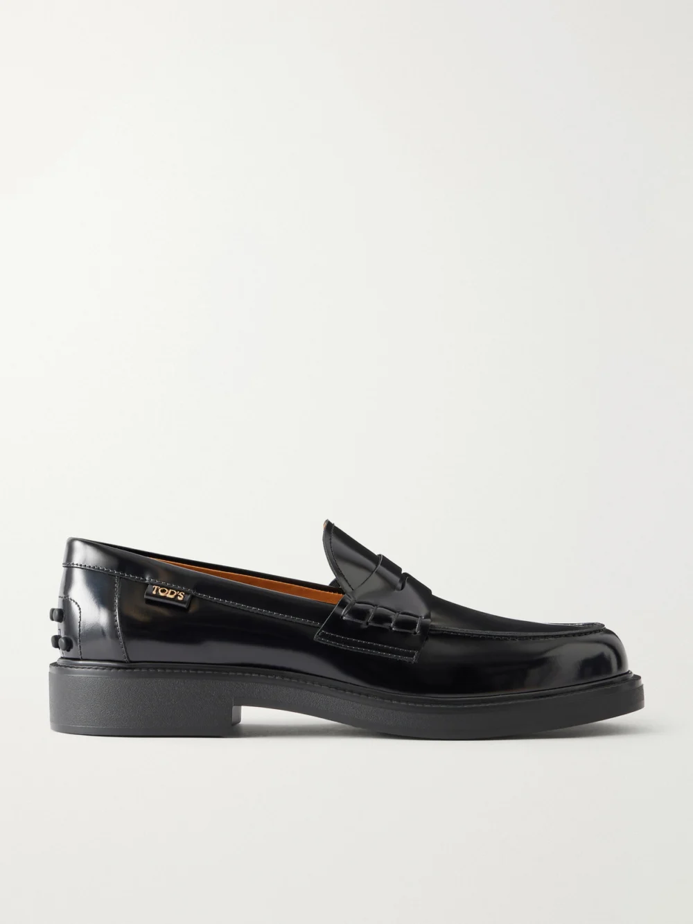 Tod's Logo-detailed Patent-leather Loafers in black