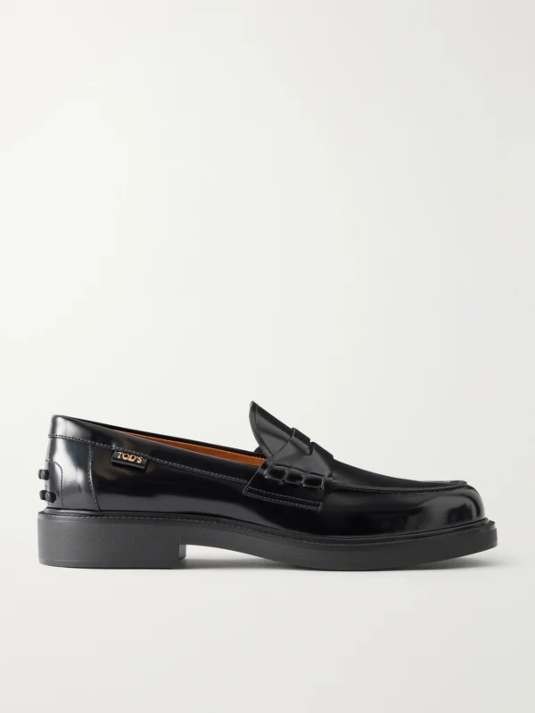 Tod's Logo-detailed Patent-leather Loafers