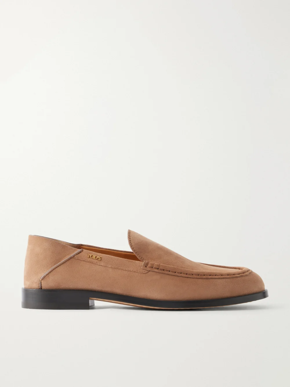 Tod's Logo-detailed Suede Loafers in tan