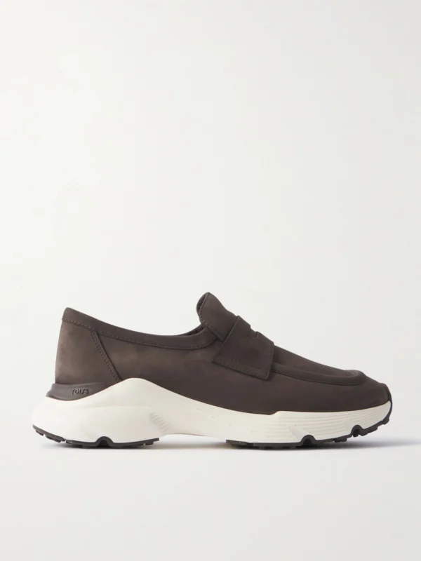 Tod's Shearling-lined Suede Loafers
