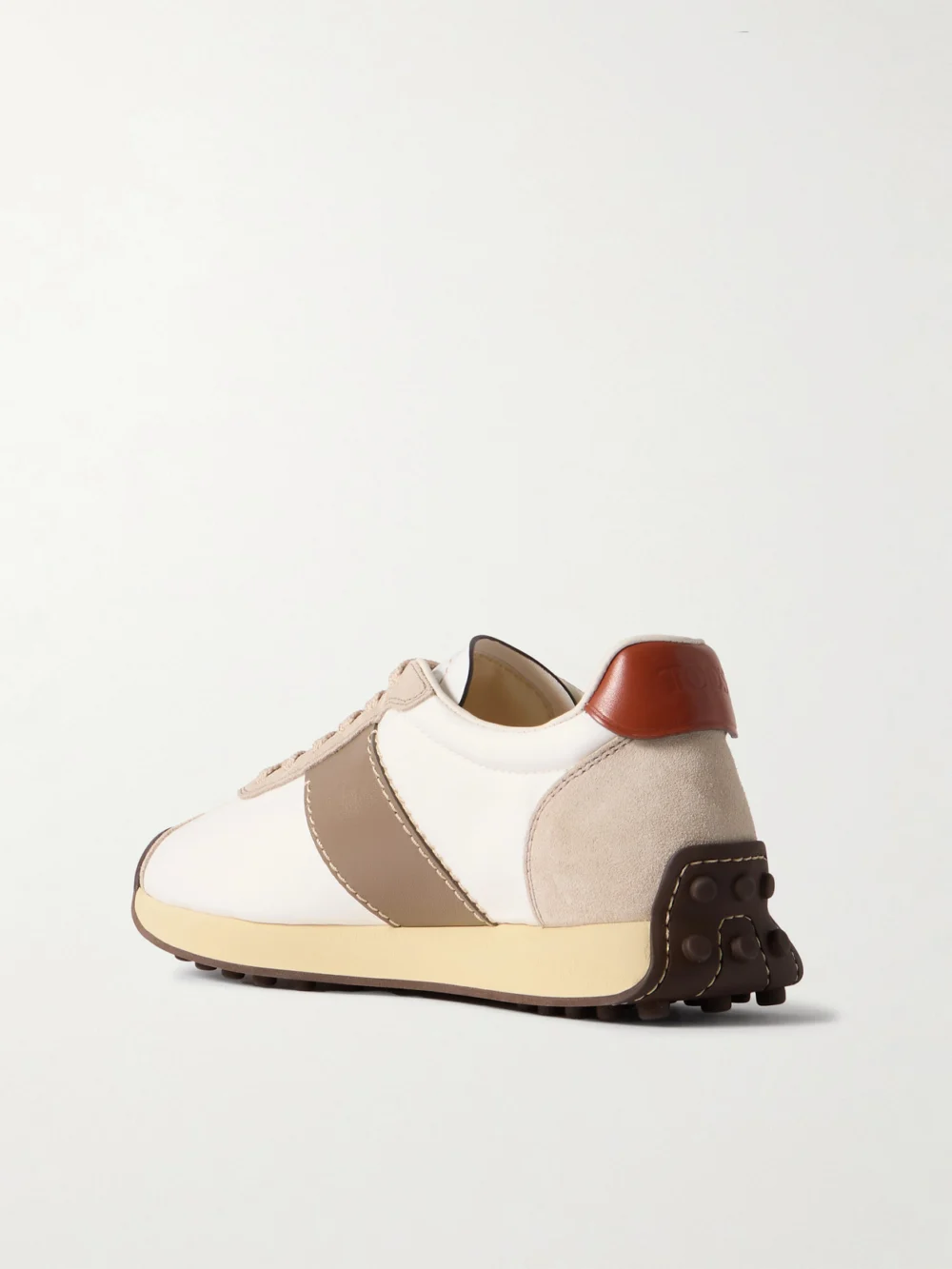 Back view of the Tod's Sportivo Active Leather and Suede Sneakers