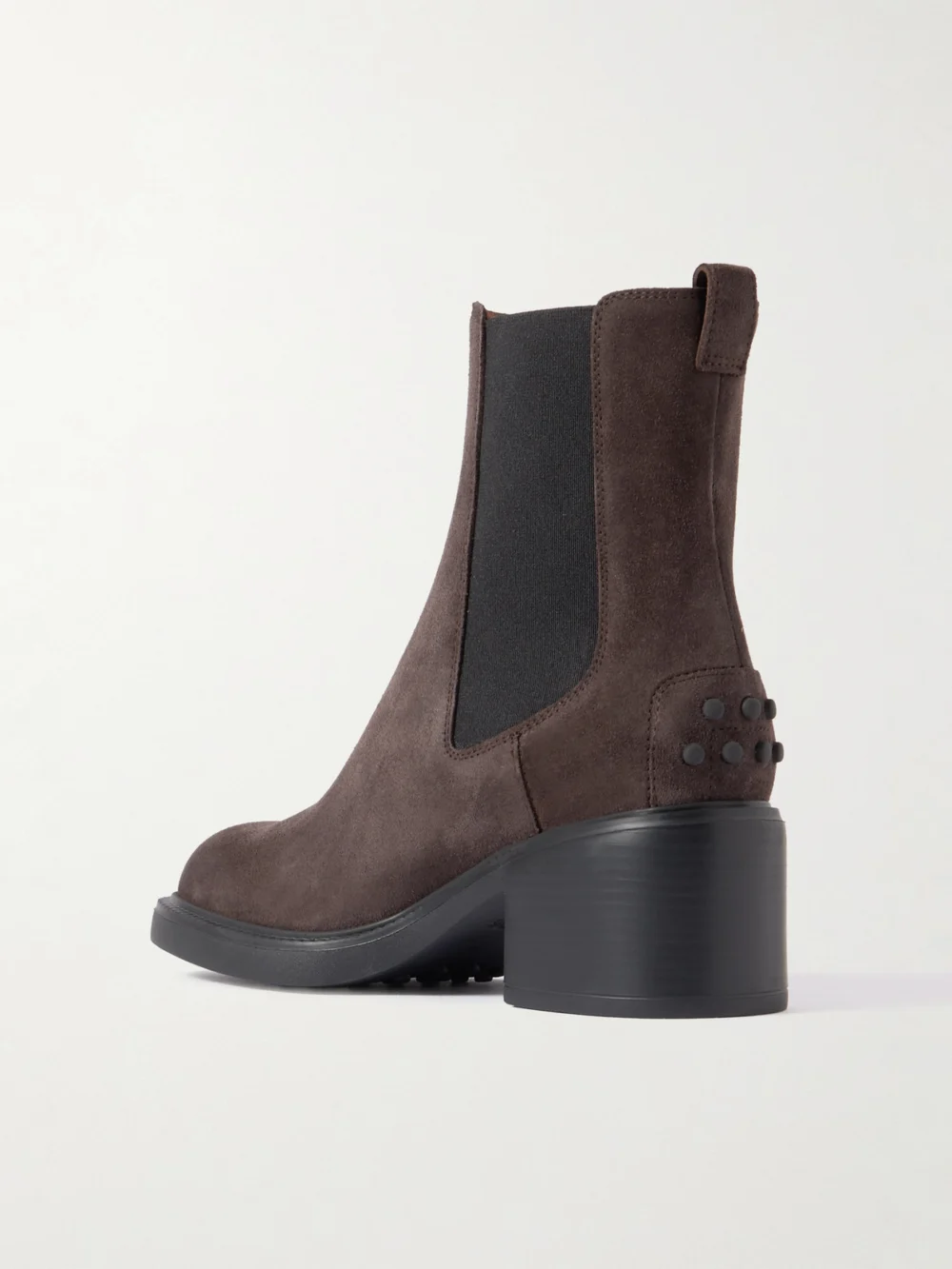 Back view of the Tod's Suede Chelsea Boots