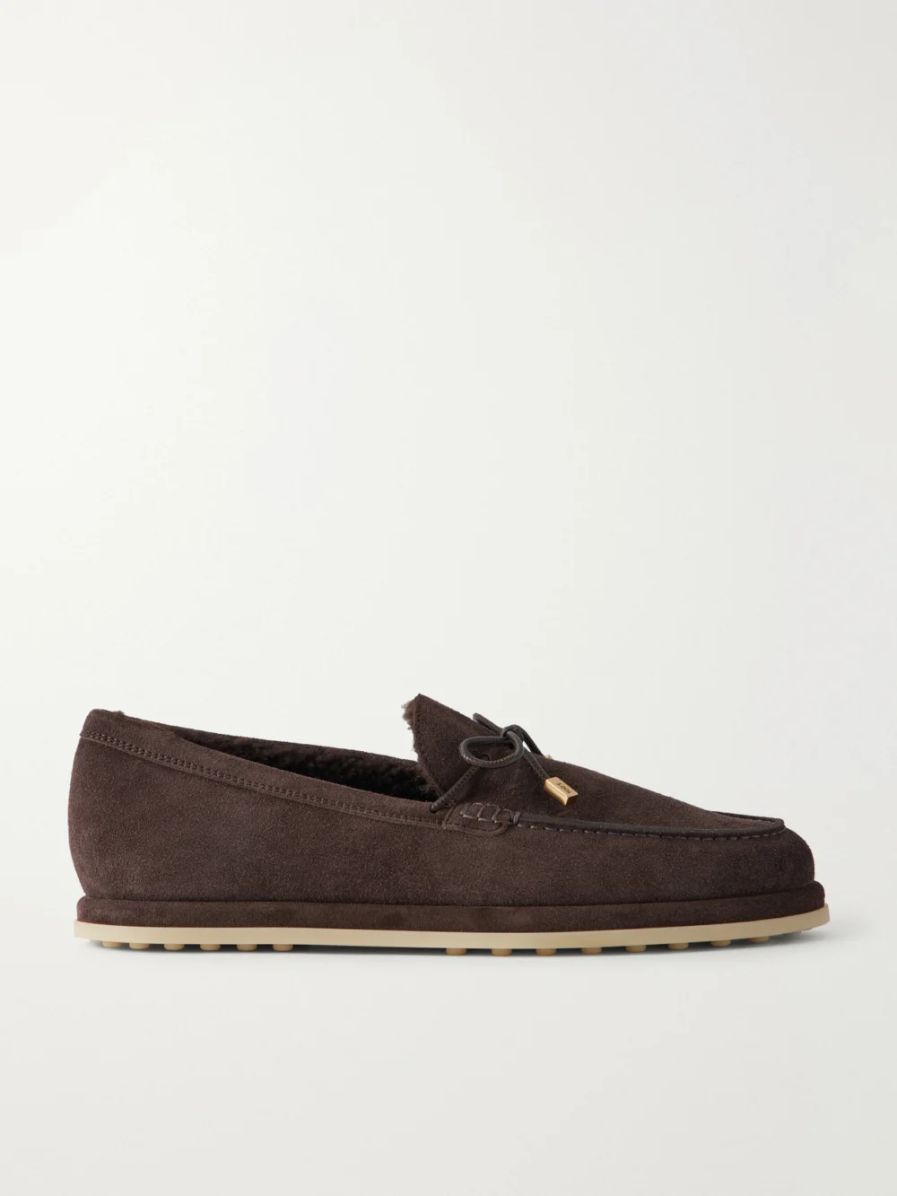 Tod's Suede Lace-up Loafers in chocolate