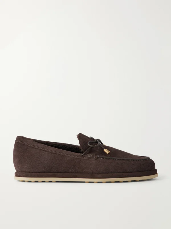 Tod's Suede Lace-up Loafers