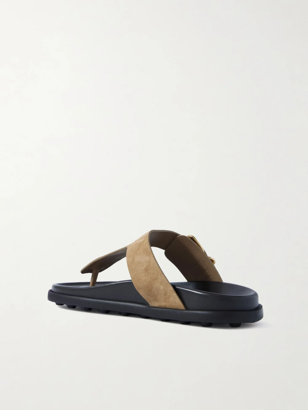 Back view of the Tod's Suede Sandals