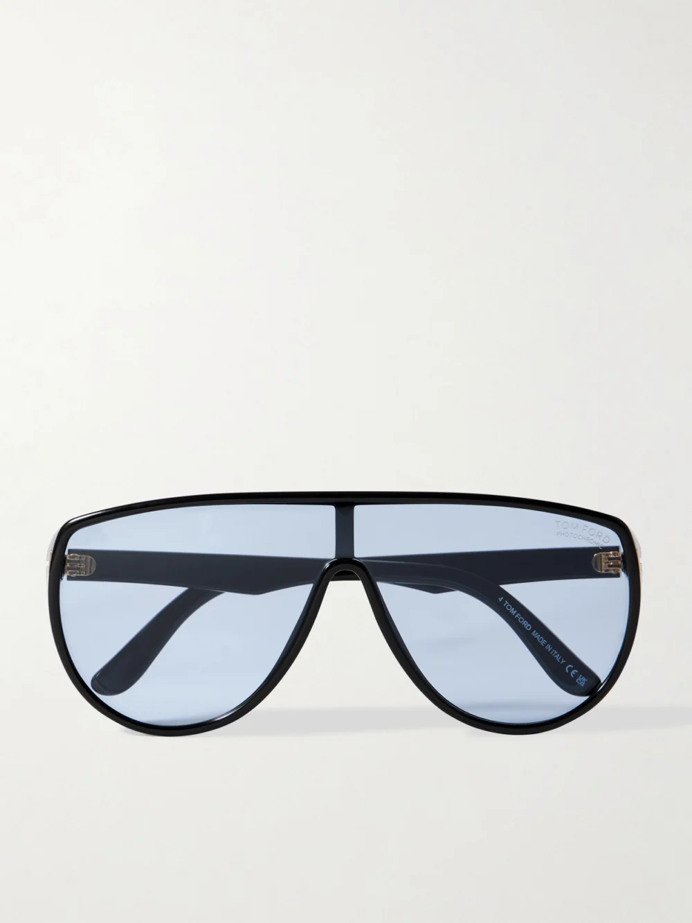 Tom Ford Achilles Aviator-style Acetate Sunglasses in black
