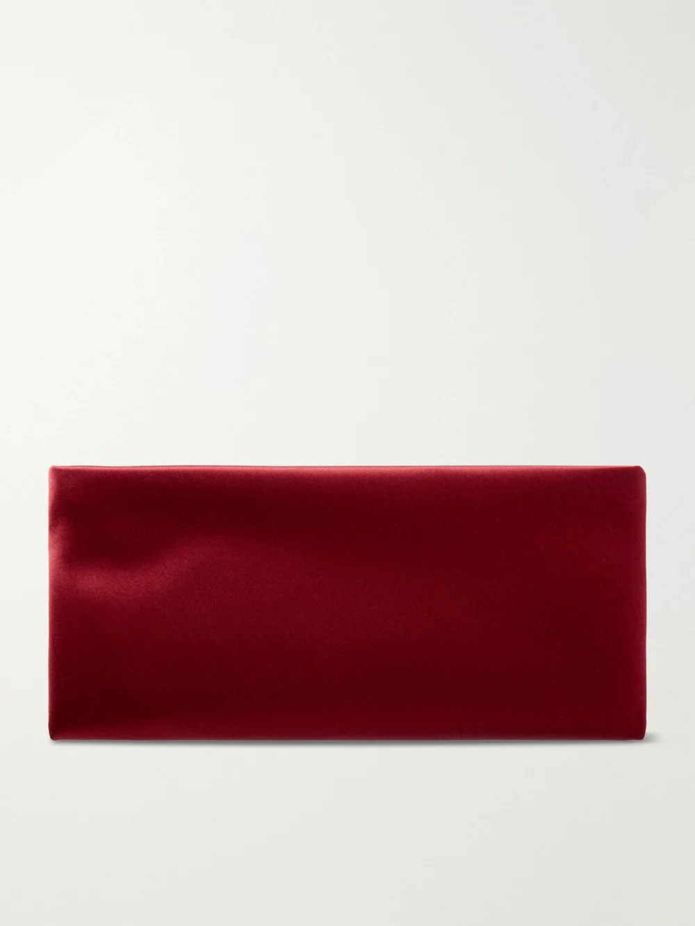 Back view of the Tom Ford Aura Leather-trimmed Satin Clutch
