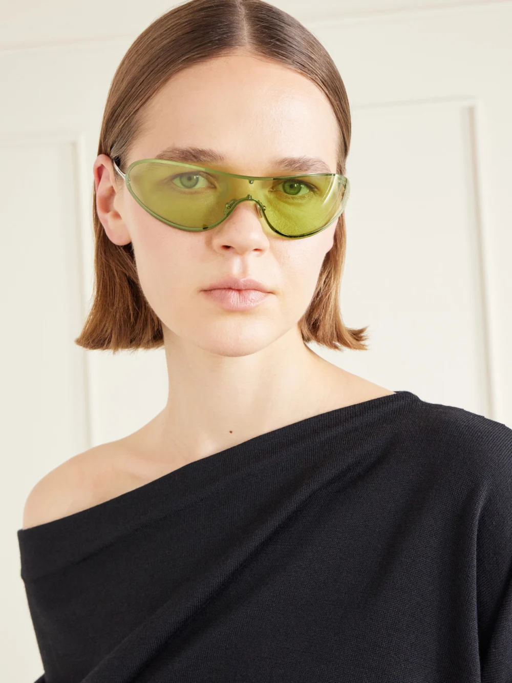 Tom Ford Brady-02 D-frame Silver-tone Sunglasses, styled view