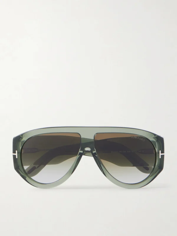 Tom Ford Bronson D-frame Tortoiseshell Acetate Sunglasses