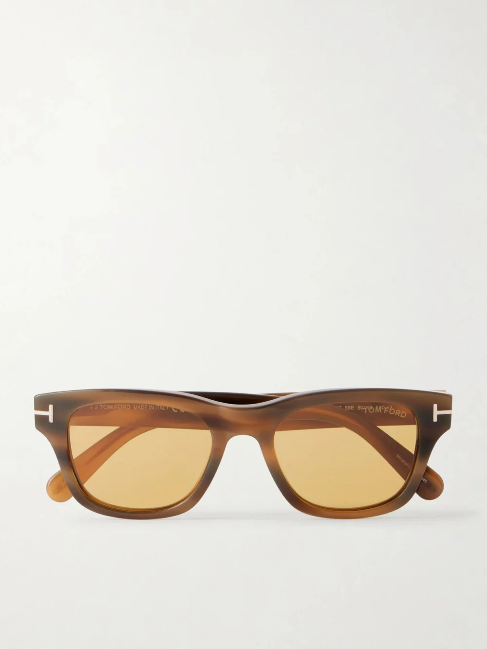 Tom Ford Caleb-02 Square-frame Acetate Sunglasses in tortoiseshell