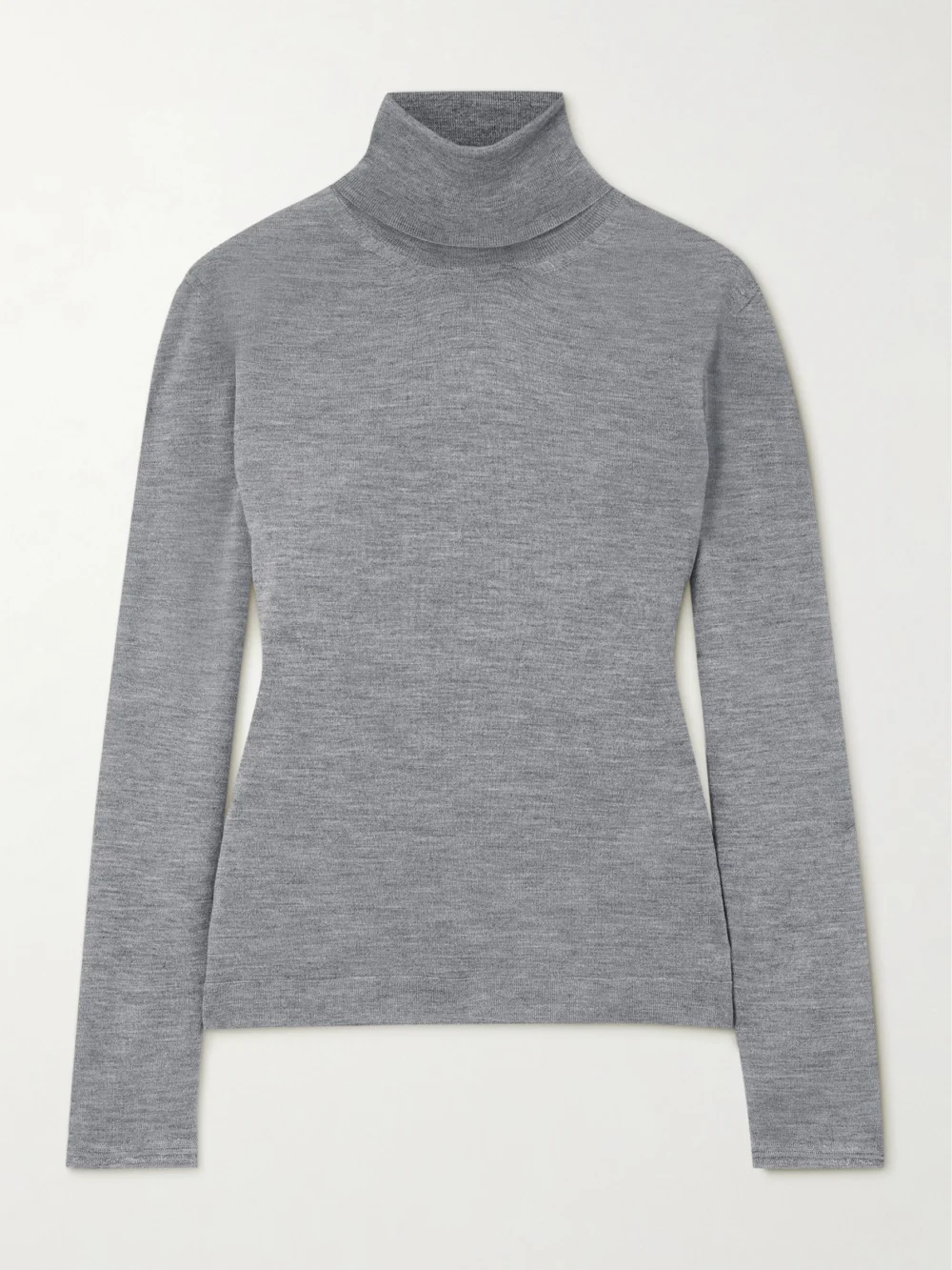 Tom Ford Cashmere and Silk-blend Turtleneck Sweater in gray