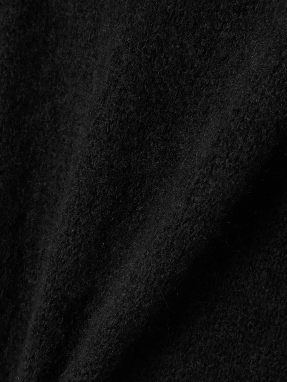 Close-up detail of the Tom Ford Cashmere and Silk-blend Turtleneck Top