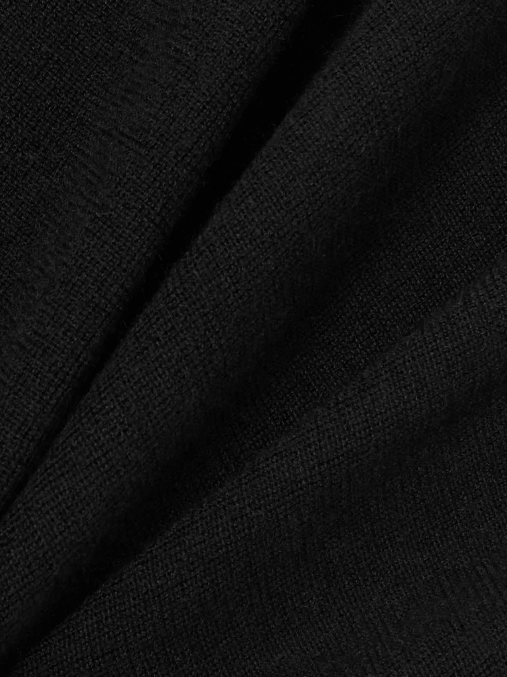 Close-up detail of the Tom Ford Cashmere-blend Turtleneck Maxi Dress