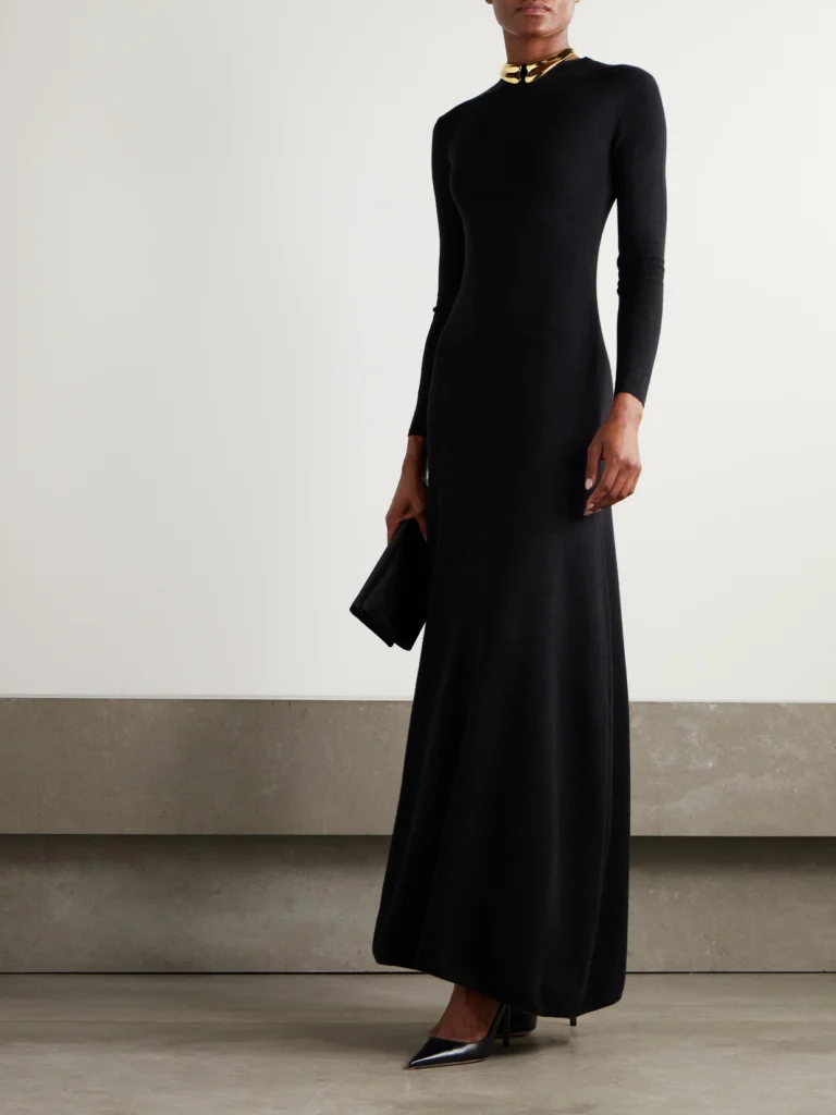 Tom Ford Cashmere-blend Turtleneck Maxi Dress