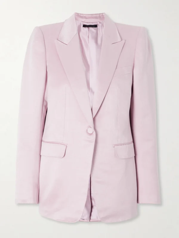 Tom Ford Cotton and Silk-blend Duchesse-satin Blazer