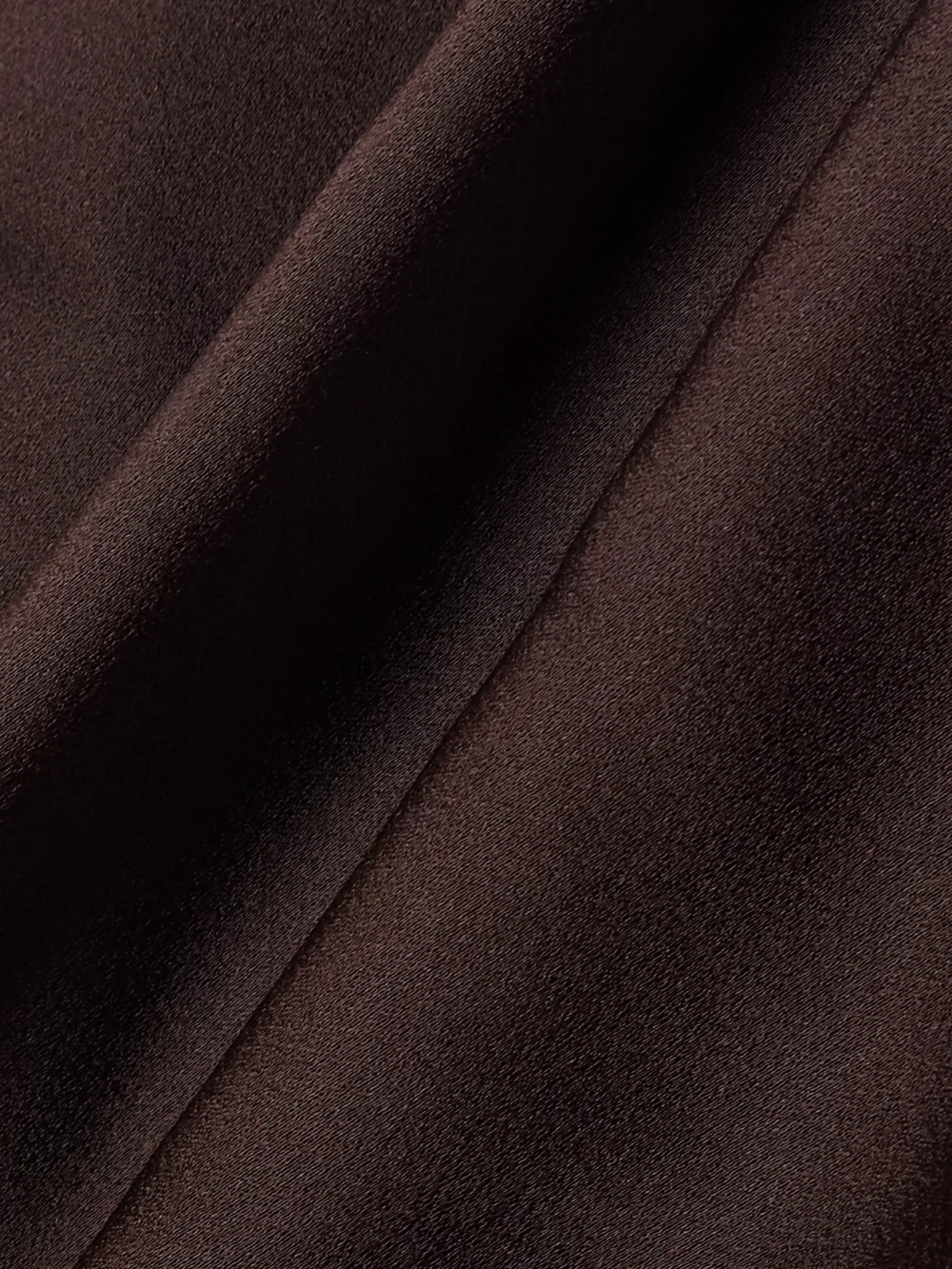 Close-up detail of the Tom Ford Cutout Satin-crepe Halterneck Top