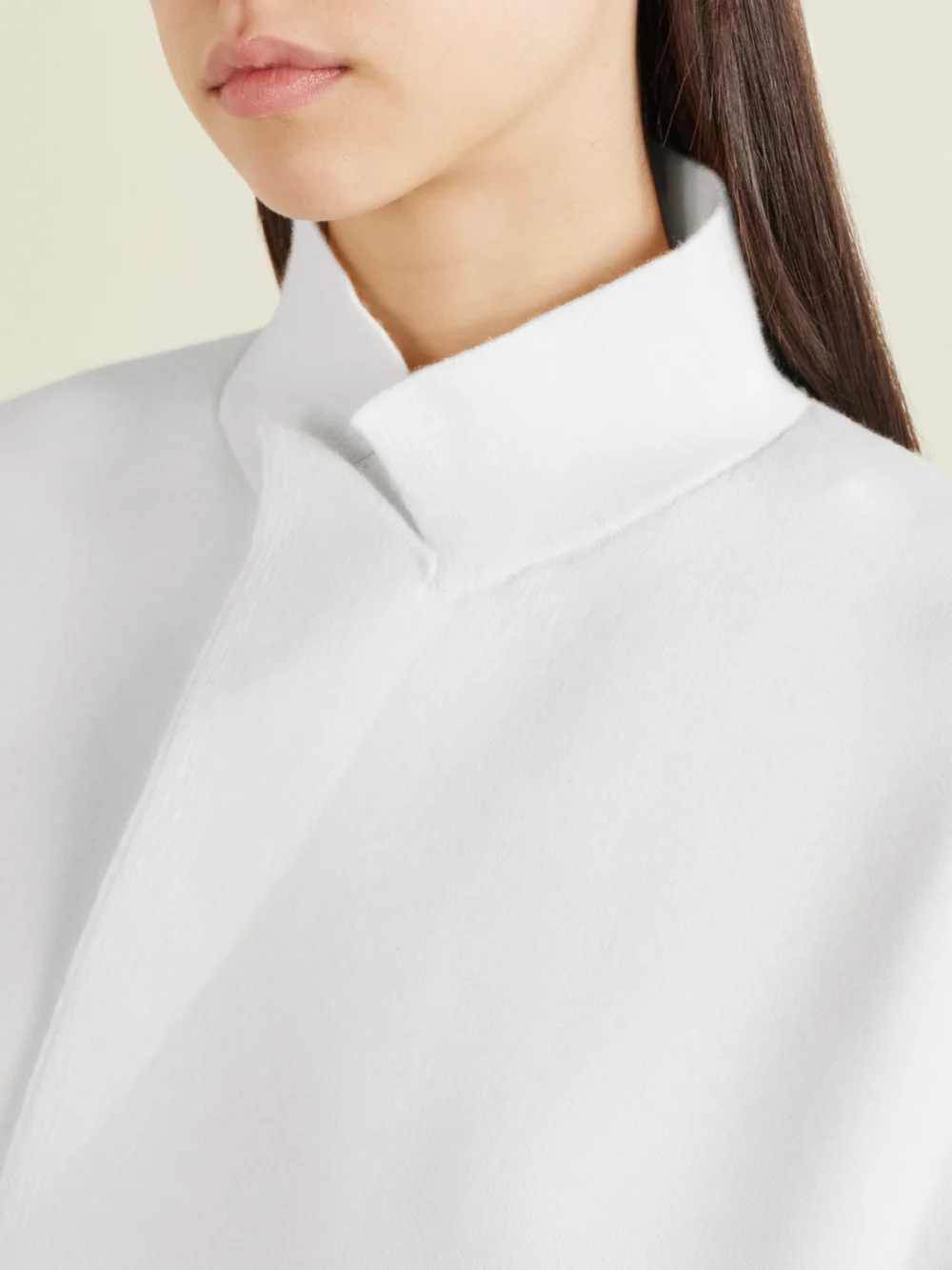 Close-up detail of the Tom Ford Double-breasted Cashmere-blend Blazer