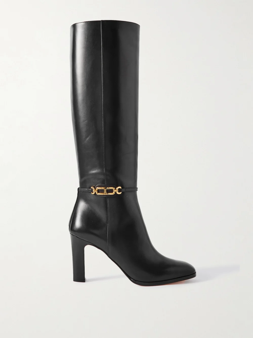 Tom Ford Embellished Leather Boots in black
