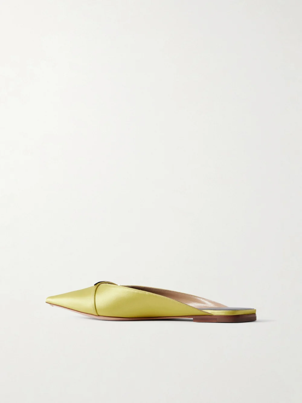 Back view of the Tom Ford Embellished Satin Slippers