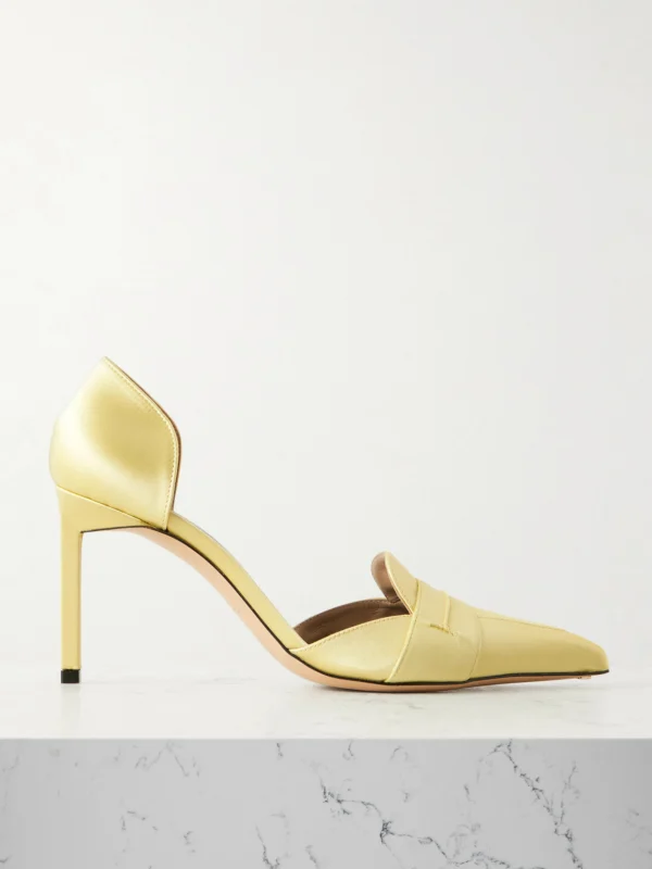 Tom Ford Eva D'orsay Satin Pumps