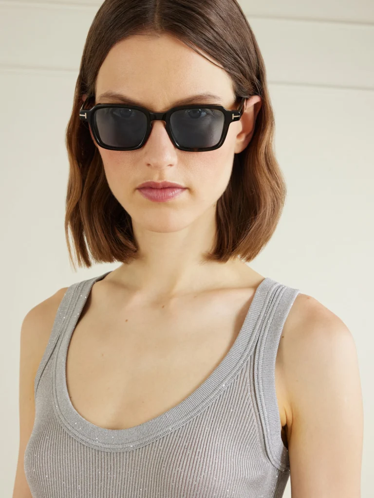 Tom Ford Ezra-02 Square-frame Tortoiseshell Acetate Sunglasses